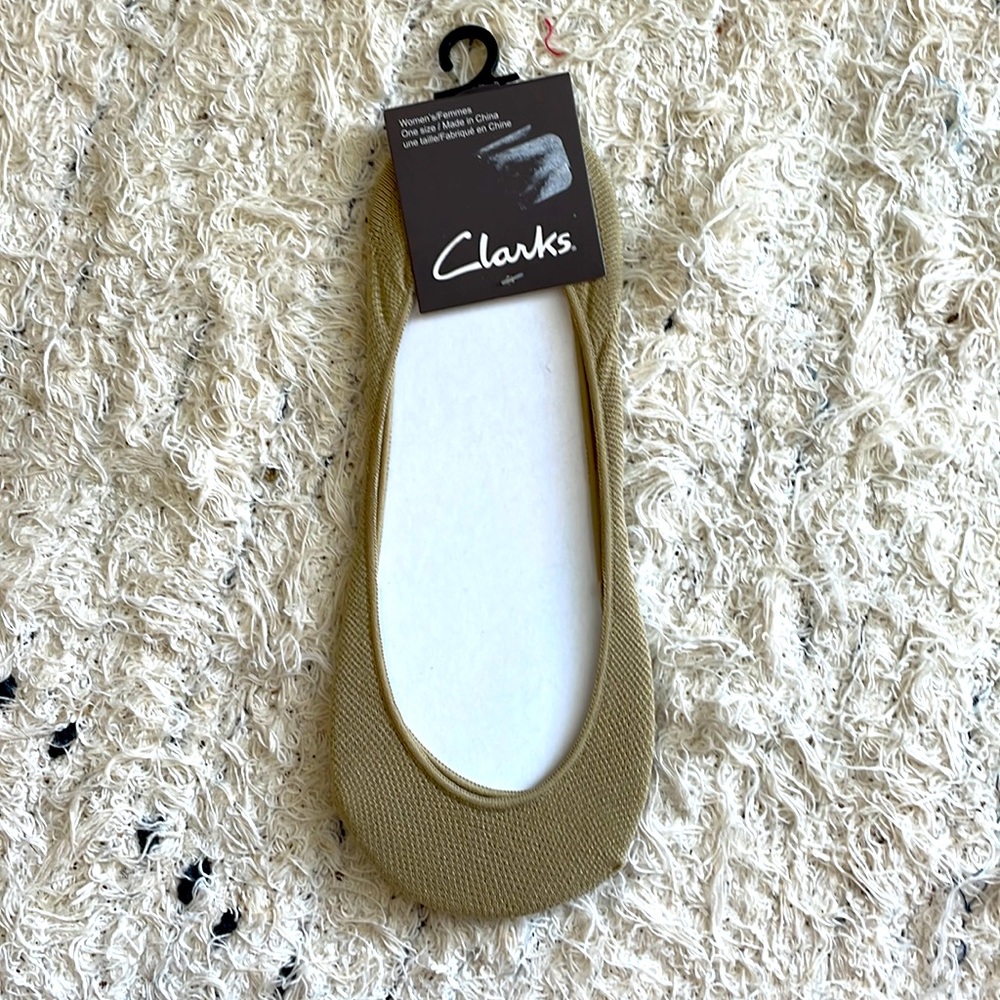 Clarks No Show Microfiber nylon socks